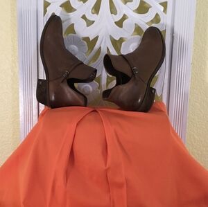Sam Edelman Brown Ankle Boots size 8 Leather